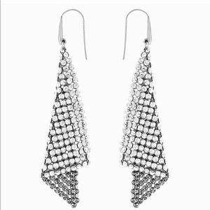 AuthenticSwarovski Crystal Rhodium Plated Earrings